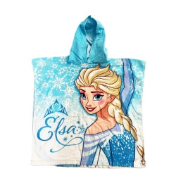Girl's Elsa Towel 'PONCHO' SIZE 60X120CM